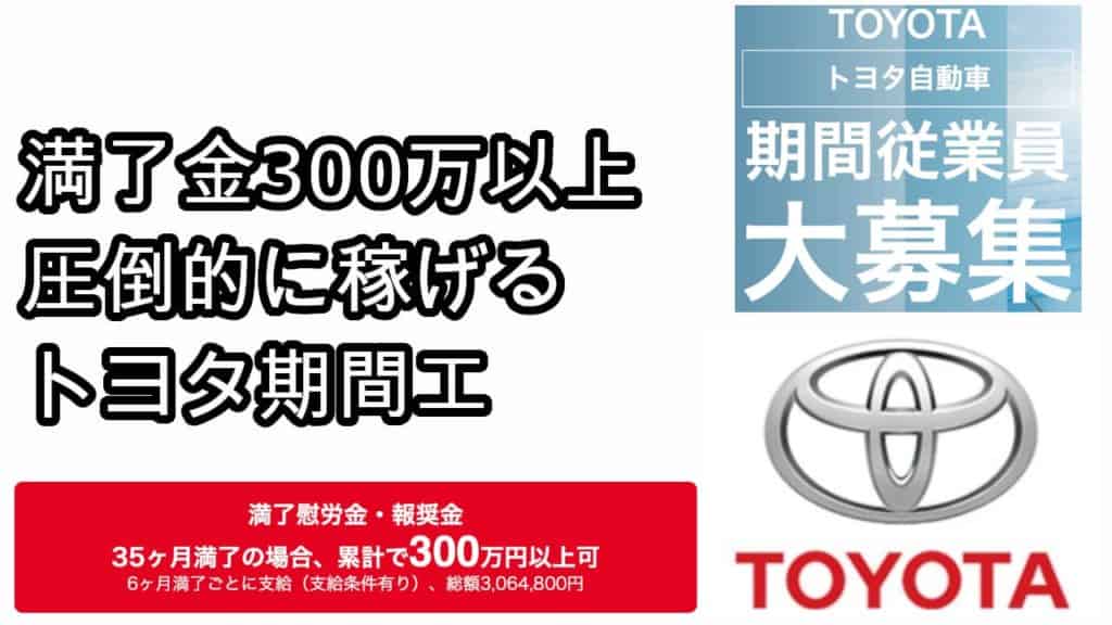 トヨタ期間工はきついのか？理由や対策についてまとめてみたタケの期間 