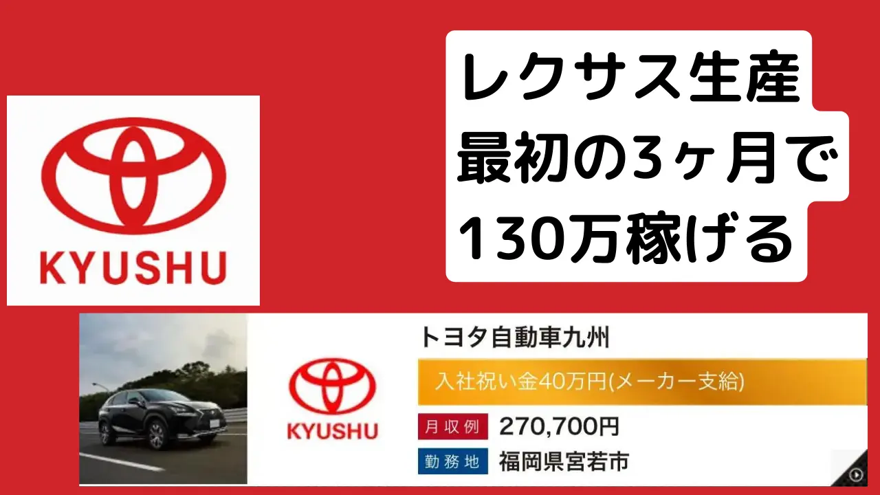 トヨタ自動車九州期間工