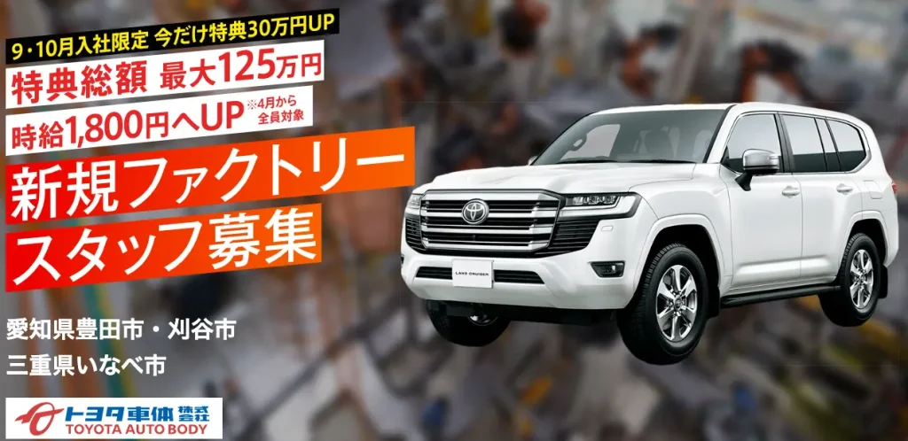 トヨタ車体125万