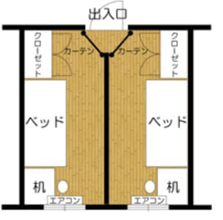 大林和風寮間取り