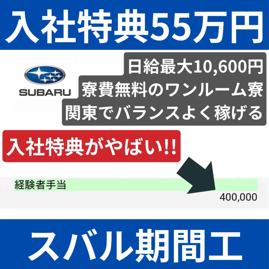スバル期間工